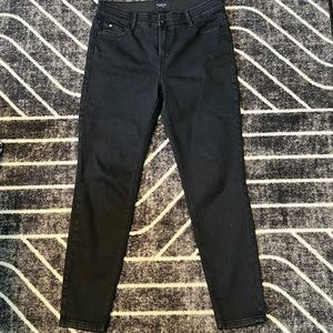 Curve appeal black skinny jeans size 8 women’s denim cotton blend